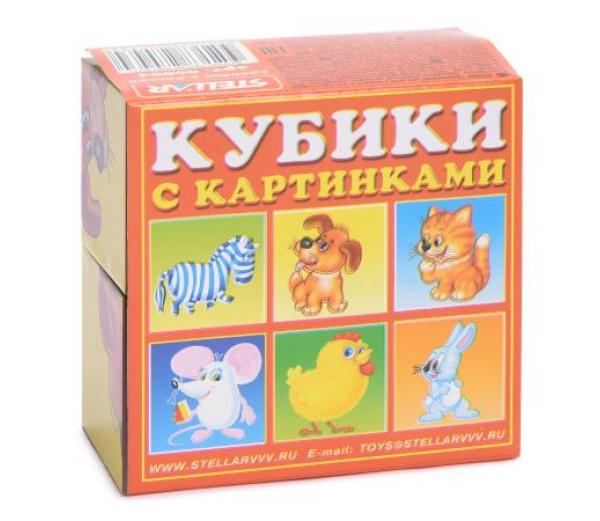 Кубики-картинки 4 шт. №4 Сказочные герои