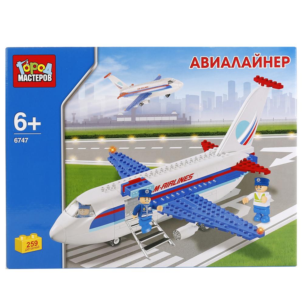 Конструктор Город мастеров Авиалайнер 259дет. 184083