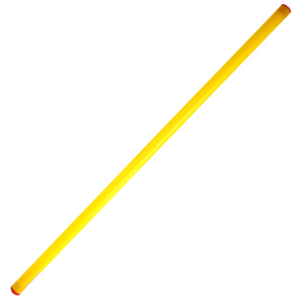 Палка гимнастическая 71см (желтая)