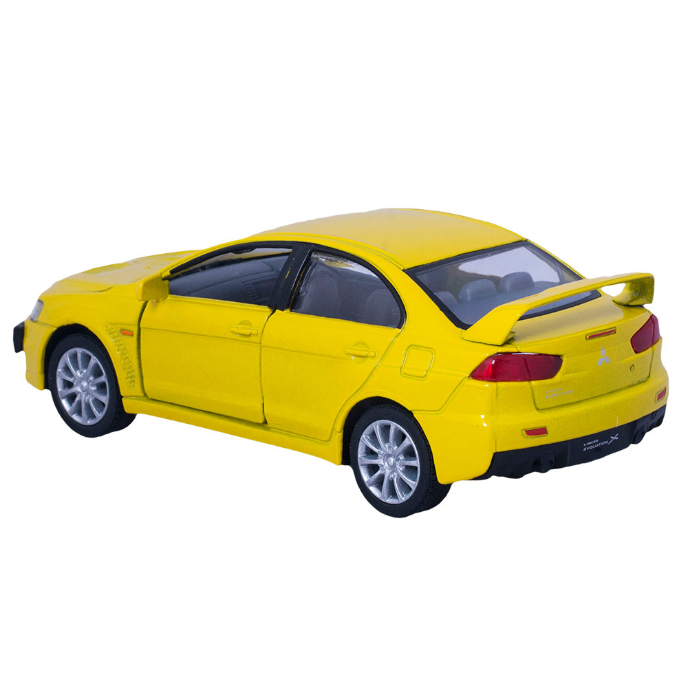 Машина метал. Mitsubishi Lancer Evolution X мет., инерц. модель машины 1:36