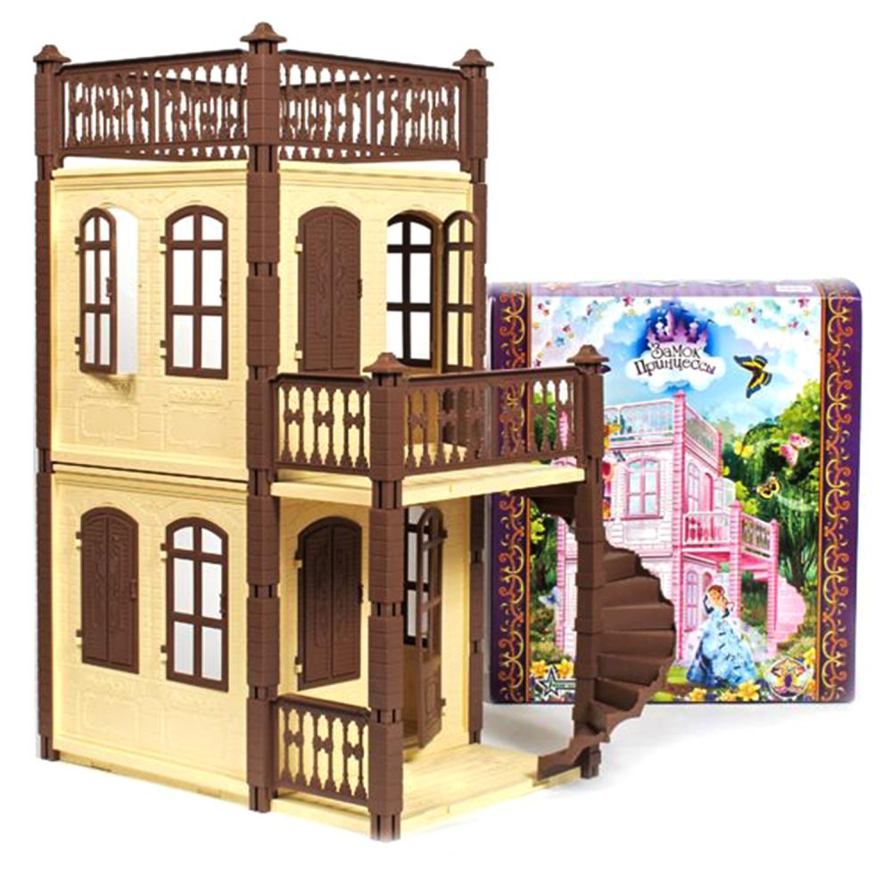 Домик для кукол Замок Принцессы (2этажа) беж.
