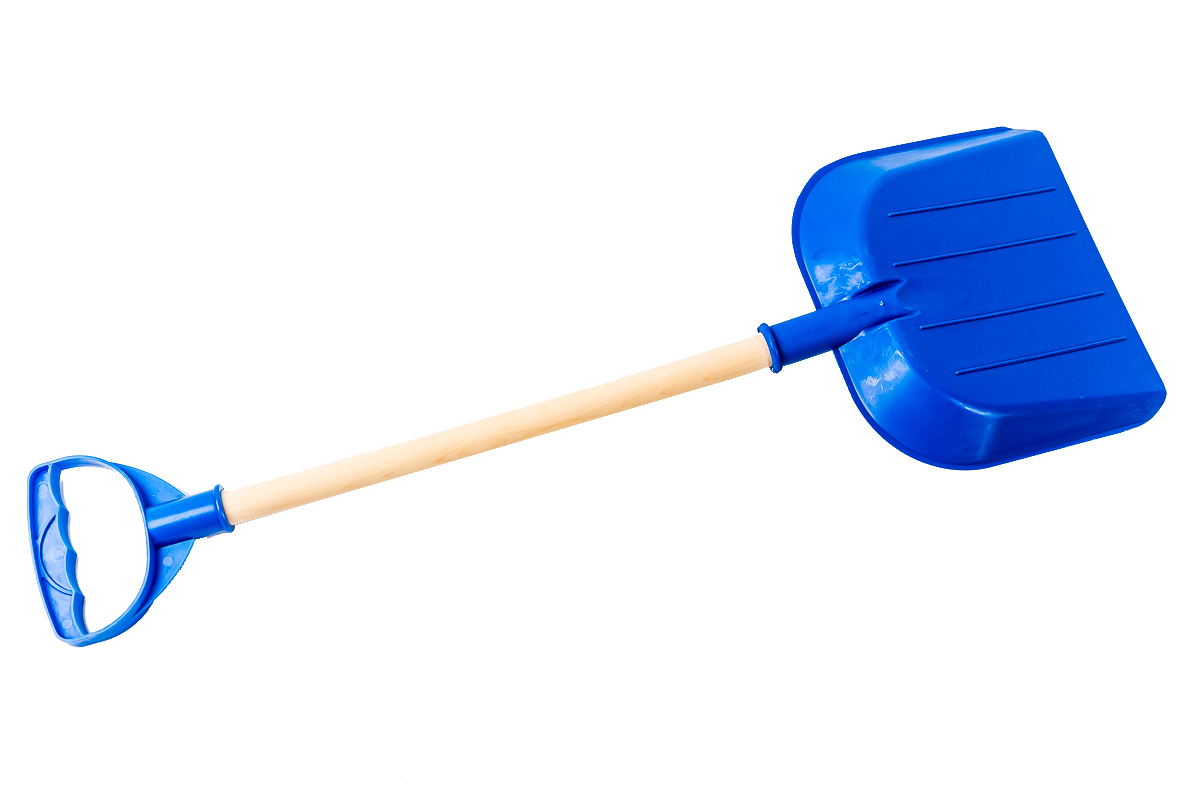 Лопатка пластмассовая деревянный черенок , пластмассовая ручка 65см (Саратов)