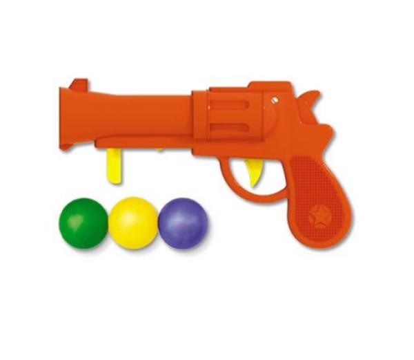 Пистолетик пластмассовый с шариками