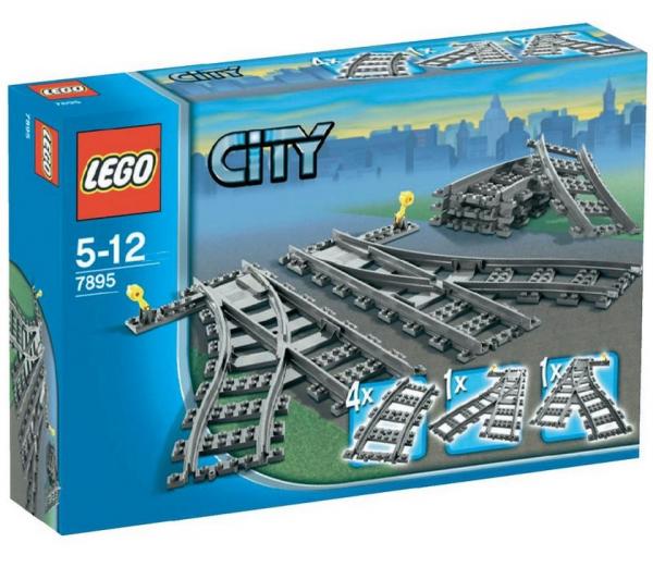 Конструктор LEGO Город Железнодорожные стрелки