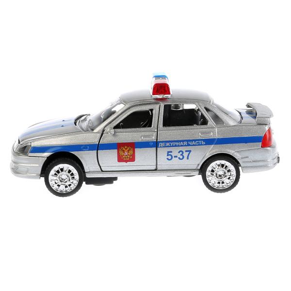 Машина метал. Технопарк Lada Priora Дежурная часть свет,звук 182095/188845