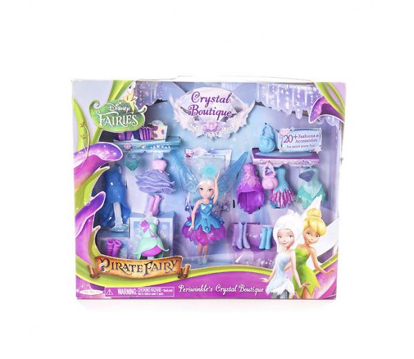 Disney Fairies Дисней Фея 11см. игровой набор Бутик из 1 куклы с аксесс.