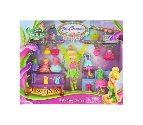 Disney Fairies Дисней Фея 11см. игровой набор Бутик из 1 куклы с аксесс.