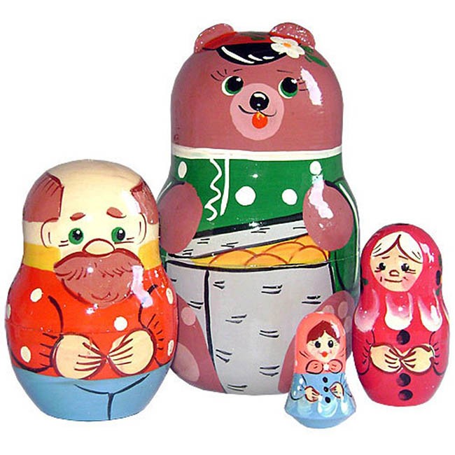 Матрешка Маша и Медведь