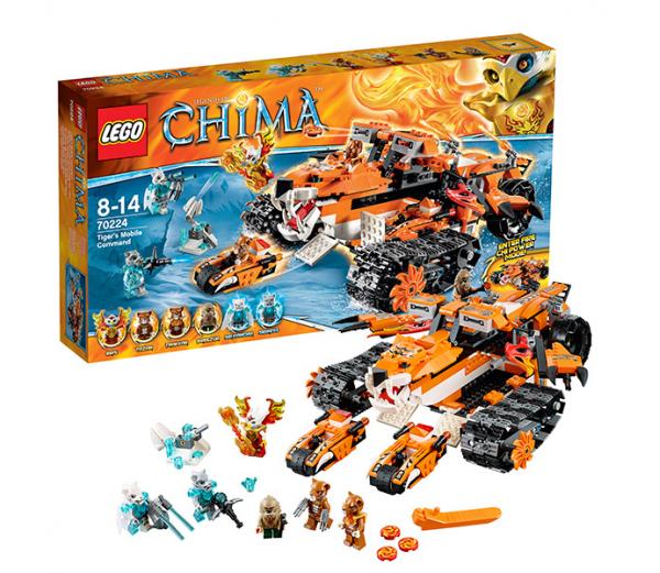 Конструктор LEGO Легенды Чимы передвижной командный пункт Тигров