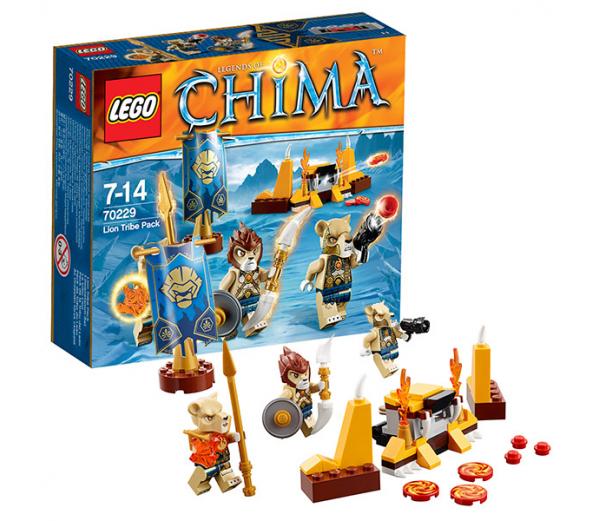 Конструктор LEGO Легенды Чимы Лагерь Клана Львов
