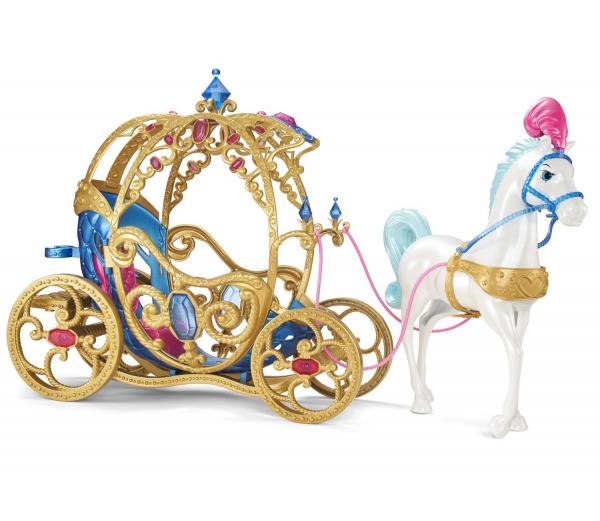 Игровой набор Disney Princess Лошадь с каретой для Золушки