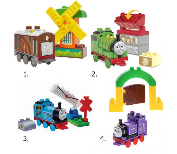Конструктор Mega Bloks Томас и его друзья  Друзья паровозики в асс.195280