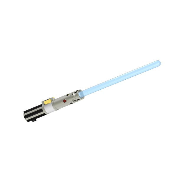 Игрушка Star Wars Мини-световой меч (2 сменные линзы, 4 кристалла)