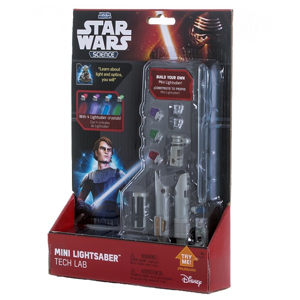 Игрушка Star Wars Мини-световой меч (2 сменные линзы, 4 кристалла)