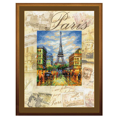 Набор для вышивания Города мира Париж