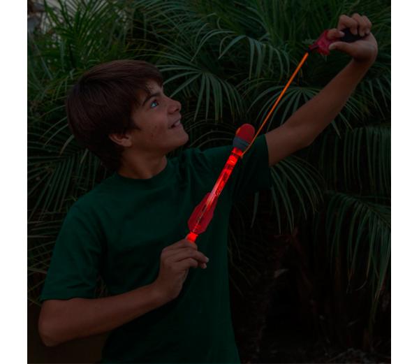 Игрушка Ракеты с подсветкой Zing 2 шт. с пусковым устройством