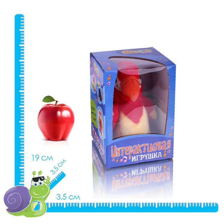 Интерактивная игрушка Mioshi active Говорящий попугай 20см