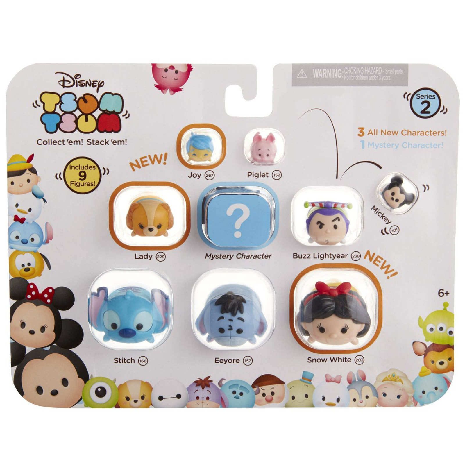 Фигурка коллекционная Tsum Tsum уп-ка из 9 шт., 8 шт. в коробке