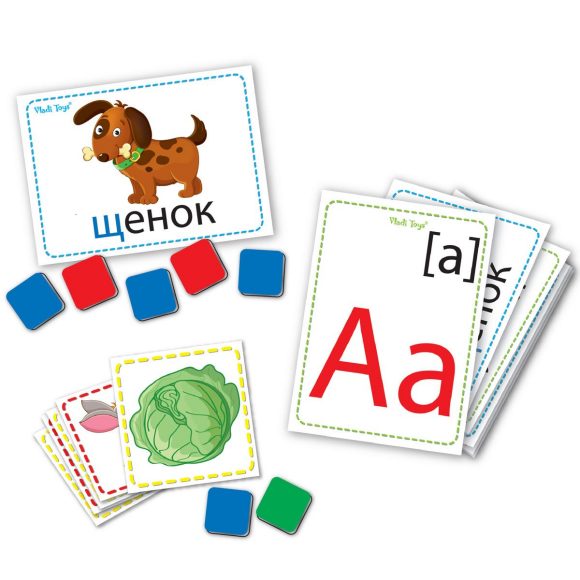 Дидактический материал с магнитами Буквы и звуки