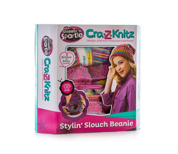 Cra-Z-Knitz Набор для вязания Стильная Шапка-колпак