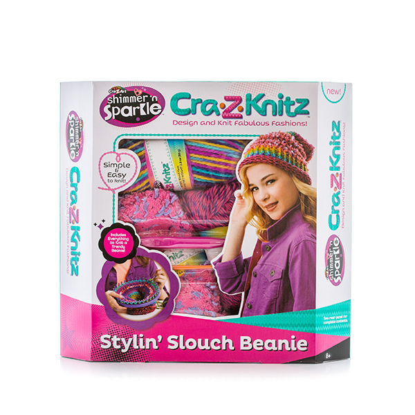 Cra-Z-Knitz Набор для вязания Стильная Шапка-колпак