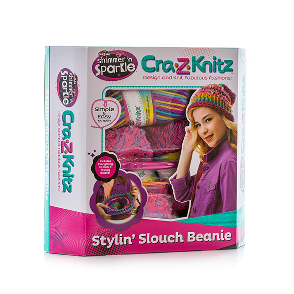 Cra-Z-Knitz Набор для вязания Стильная Шапка-колпак