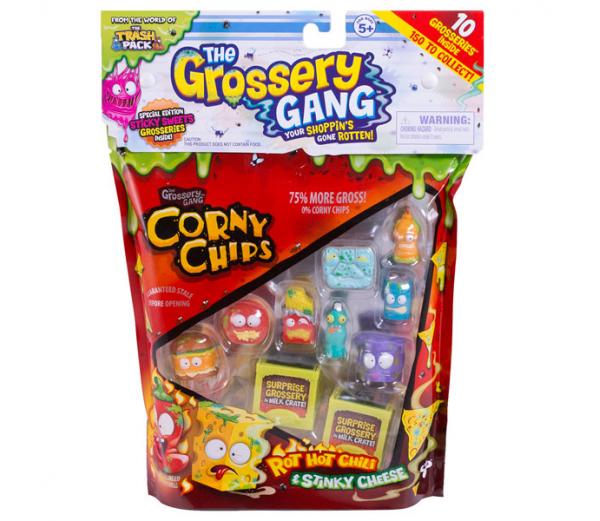 Игрушка Grossery Gang 10 фиг. упак. в виде пакета чипсов