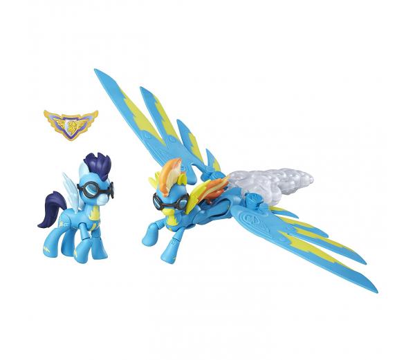 MLP Фигурка Хранители Гармонии Вондерболты звуковая радуга