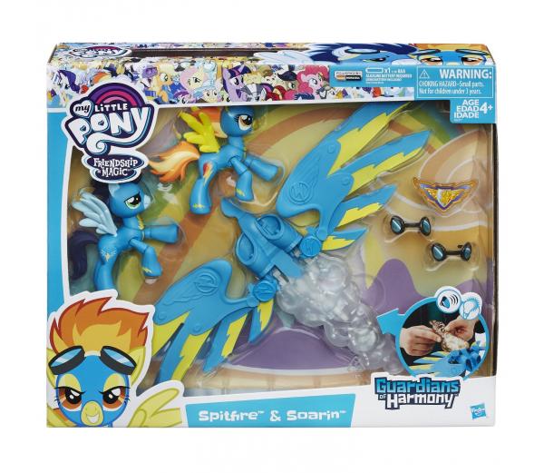 MLP Фигурка Хранители Гармонии Вондерболты звуковая радуга