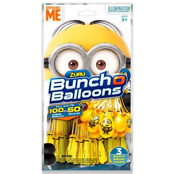 Игрушка Bunch O Balloons Стартовый набор Миньоны:100 шаров, пол.пакет