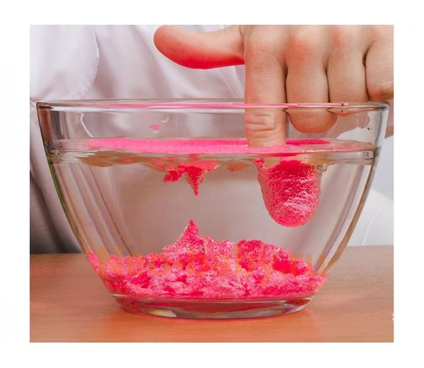 Бутылочка с гидропеском (розовый) 140гр.