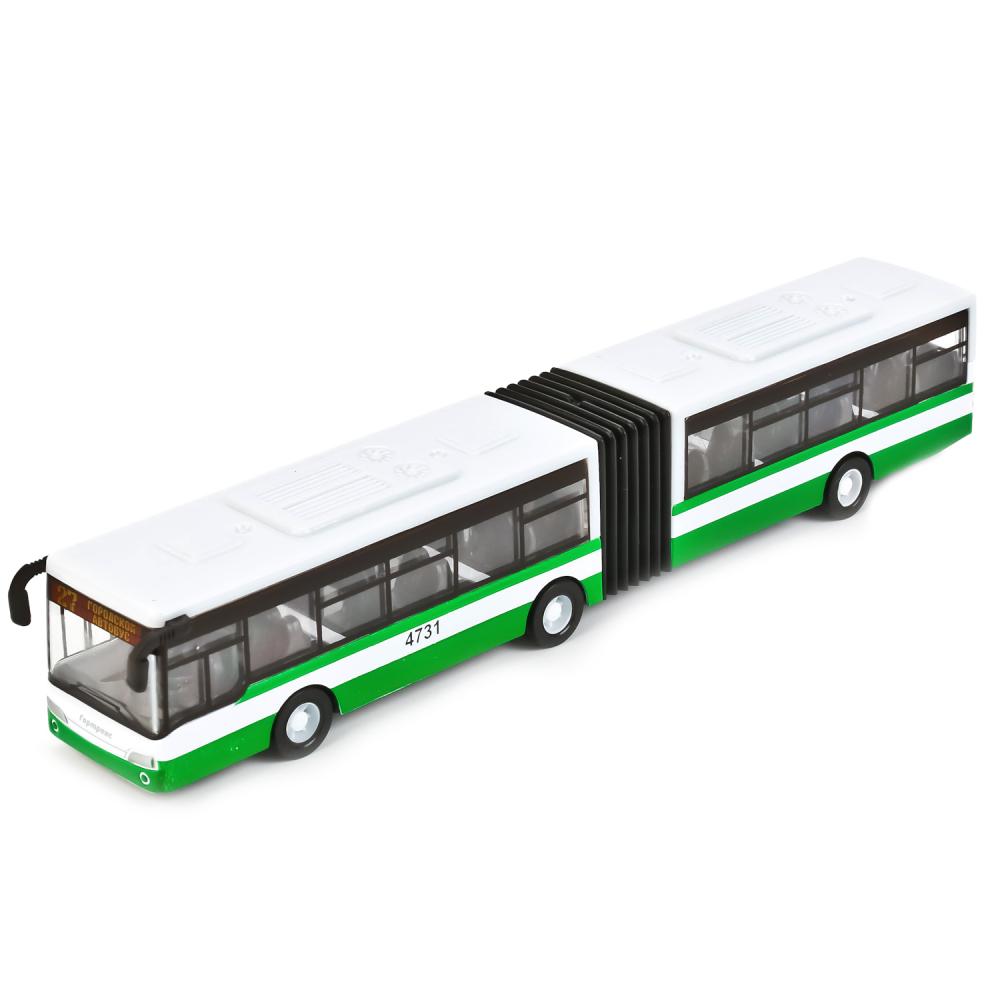Автобус метал. Технопарк с гормошкой 18см 215170