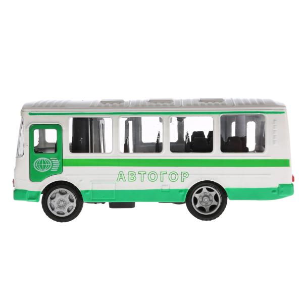 Машина метал. Технопарк ПАЗ 3205 свет,звук, откр. двери 174644
