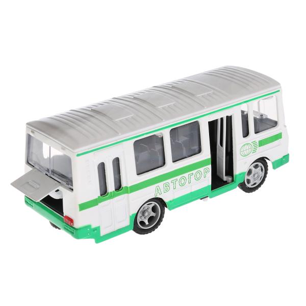 Машина метал. Технопарк ПАЗ 3205 свет,звук, откр. двери 174644