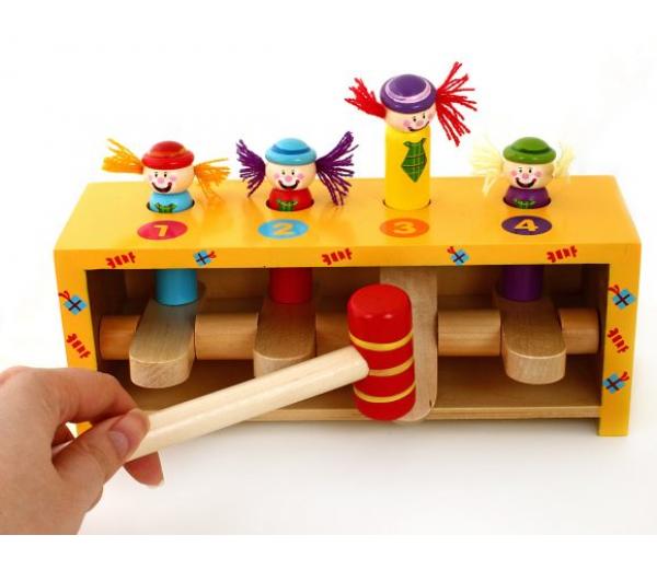 Набор с молоточком Прыгающие клоуны