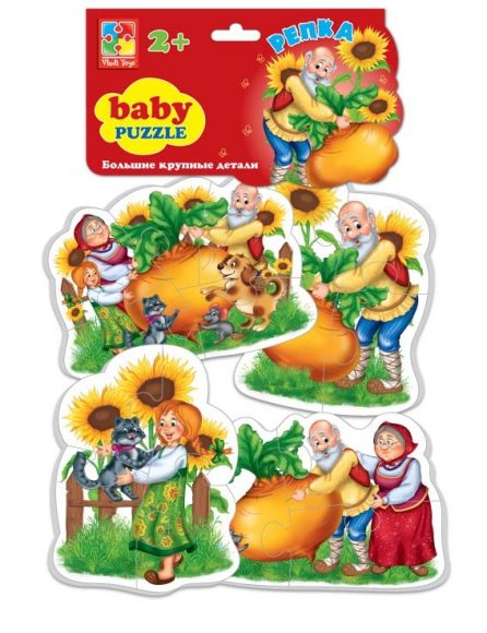 Пазлы мягкие Baby puzzle Сказки Репка