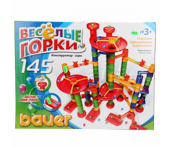 Bauer веселые горки схемы сборки Конструктор Bauer Веселые горки 145 эл. в кор.