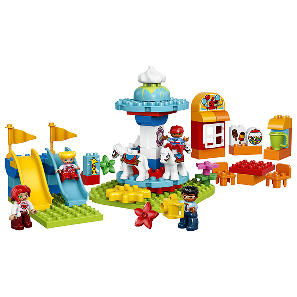 Конструктор LEGO Дупло Семейный парк аттракционов