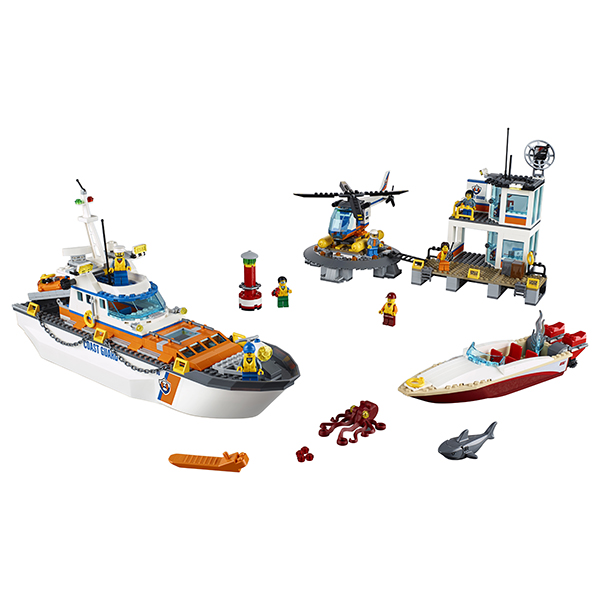 Конструктор LEGO Город Штаб берегой охраны