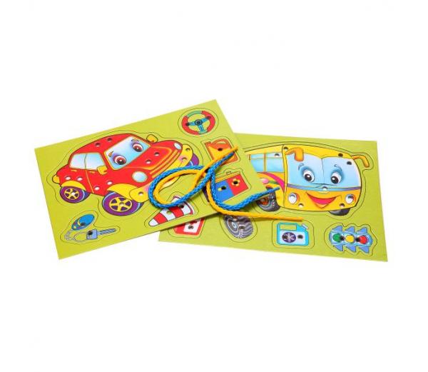 Игра-шнуровка Умка Машинки 230975