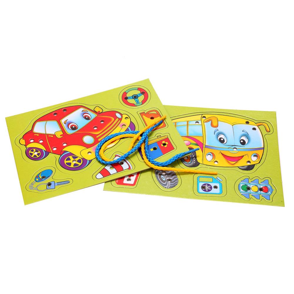 Игра-шнуровка Умка Машинки 230975