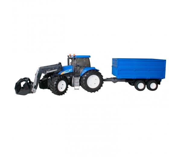 Трактор Hew Holland T8040 с погрузчиком и прицепом