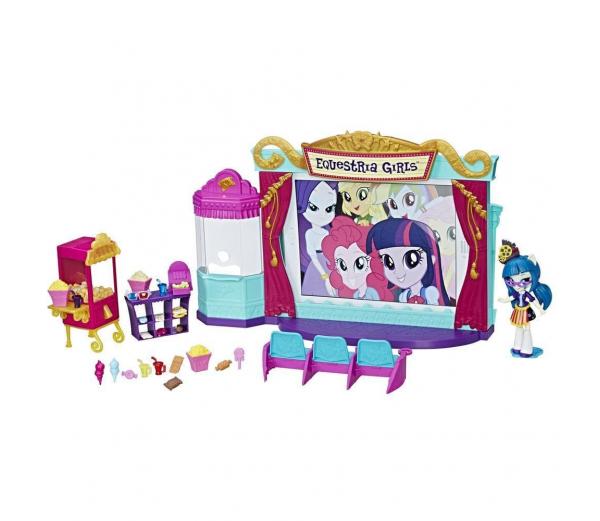 Игровой набор мини-кукол MLP Equestria Girls Кинотеатр