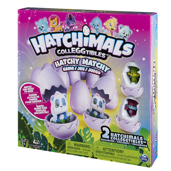 Hatchimals Настольная игра memory+2 фигурки