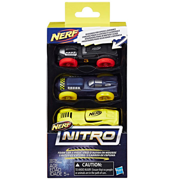 Игрушка Nerf Nitro машинки 3 шт.
