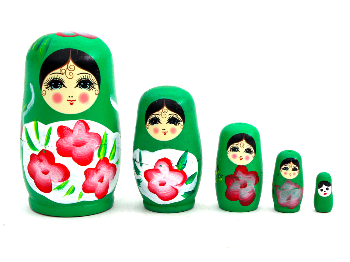 Деревянная игрушка Расписные матрешки №2