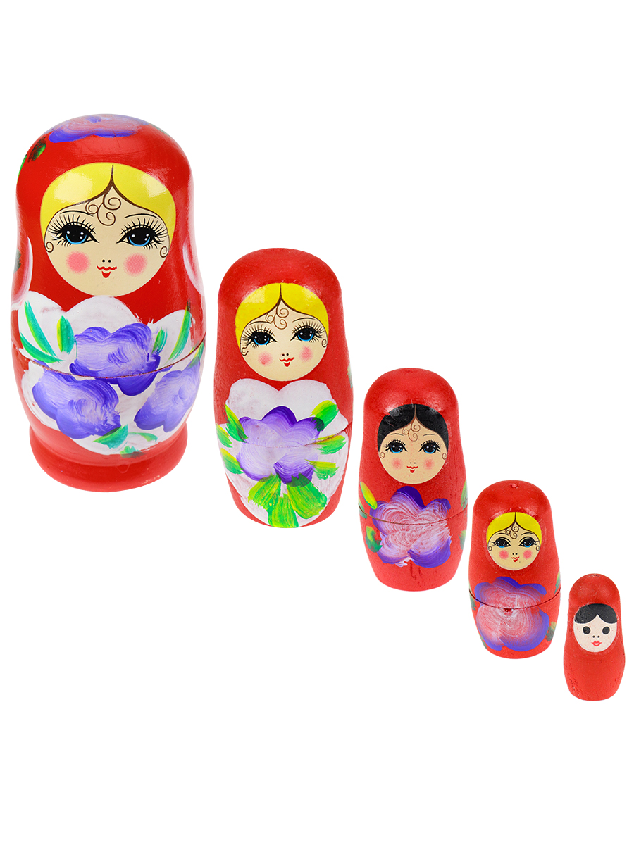 Деревянная игрушка Расписные матрешки №3