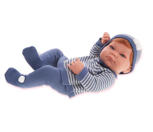 Кукла-младенец Antonio Juan Мануэль в синем 42см.