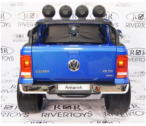 Машина на аккум. VOLKSWAGEN Amarok синий глянец