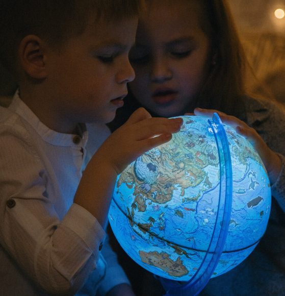 Глобус Зоогеографический (Детский), D-150мм с подсветкой
